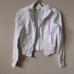Guess white jacket